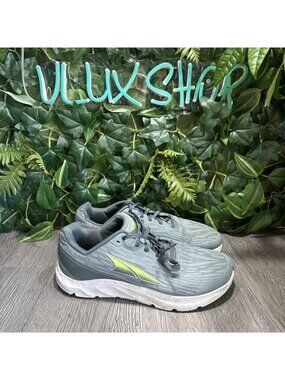 Altra Rivera Running Sneakers Men Size 8 Green Low Top Lace Up Comfort Shoes